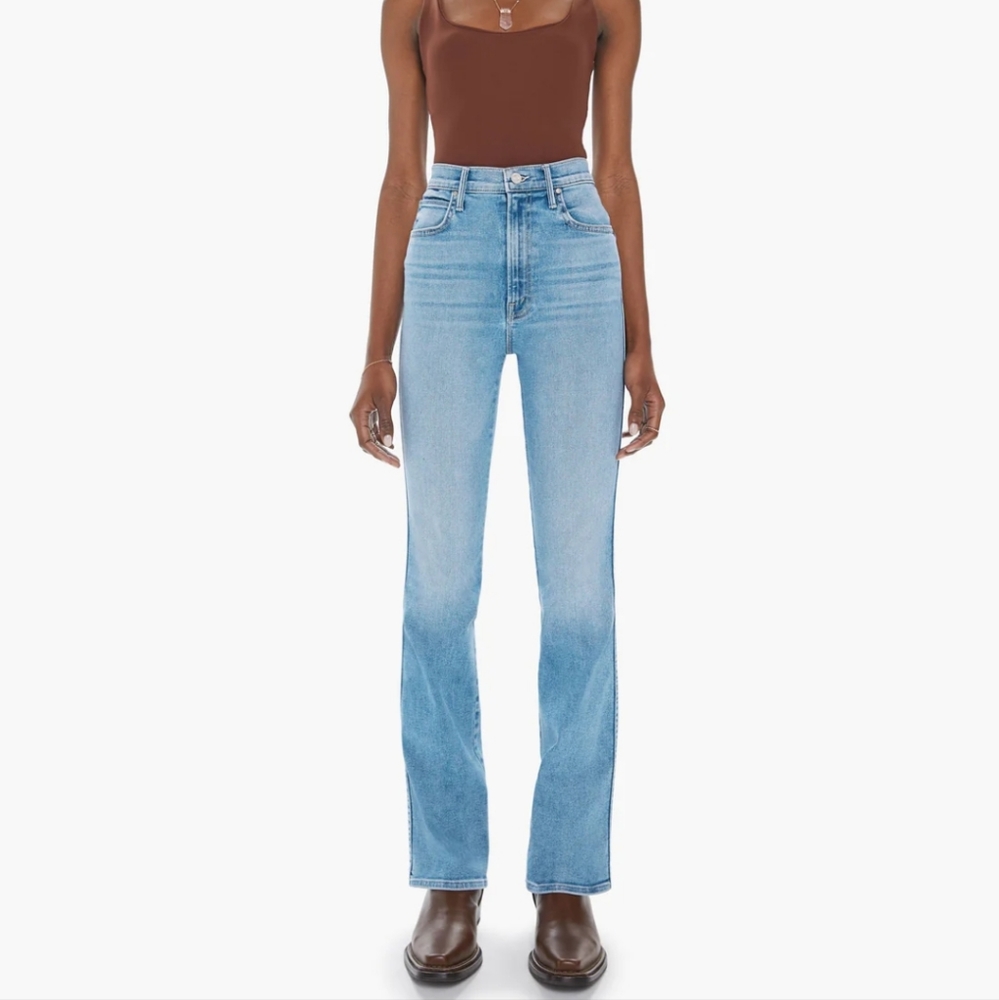 Mother High Waisted Smokin' Double Heel Jeans Size 26